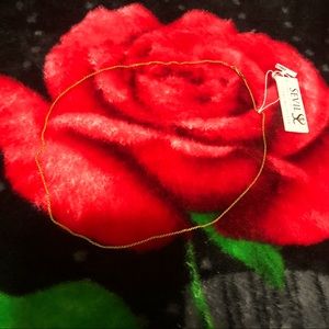 NWT 18k gold plated silver necklace chain- Italian